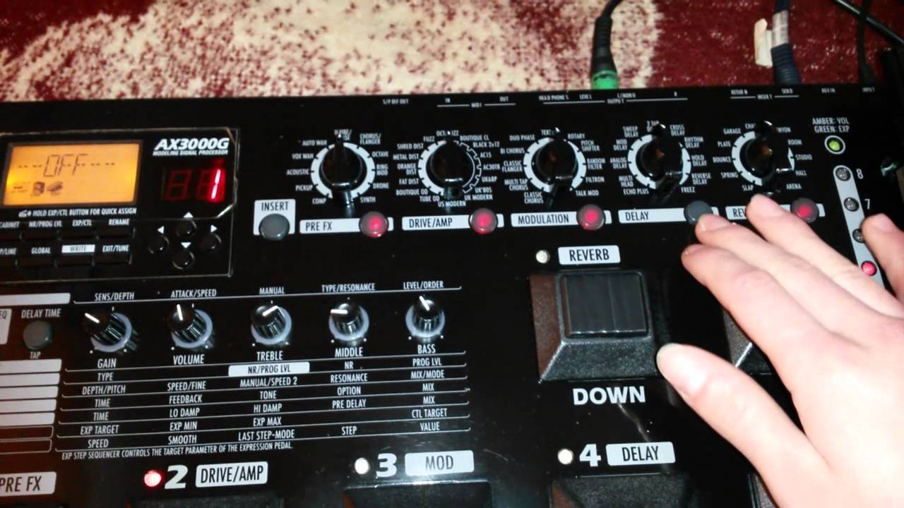 Pantera korg ax3000g + Flangers (cowboys from hell) (dimebag darrel)