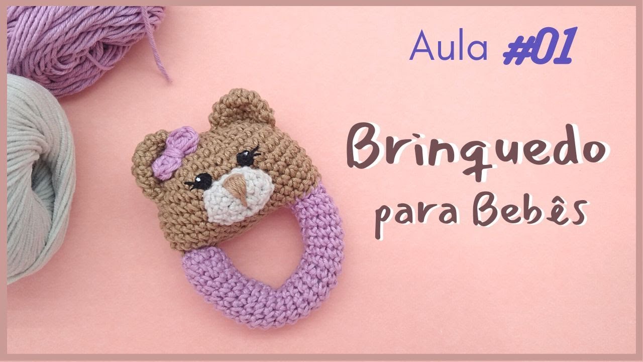 MORDEDOR PELUCIA | Brinquedos de crochê para bebês. Amigurumi brinquedos. Passo a passo 1.