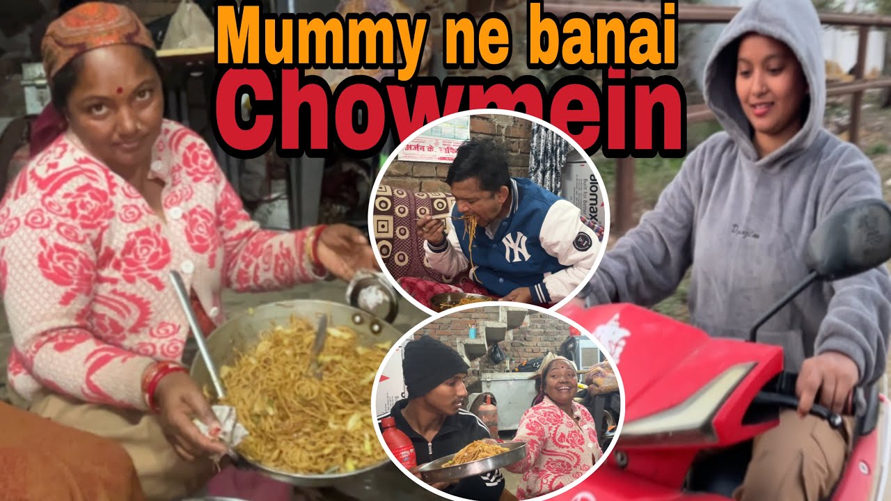 // Mummy ne banai chowmein 🍜 // maine chalai Scooty 🛵 //￼ #Riyaruhivlog //