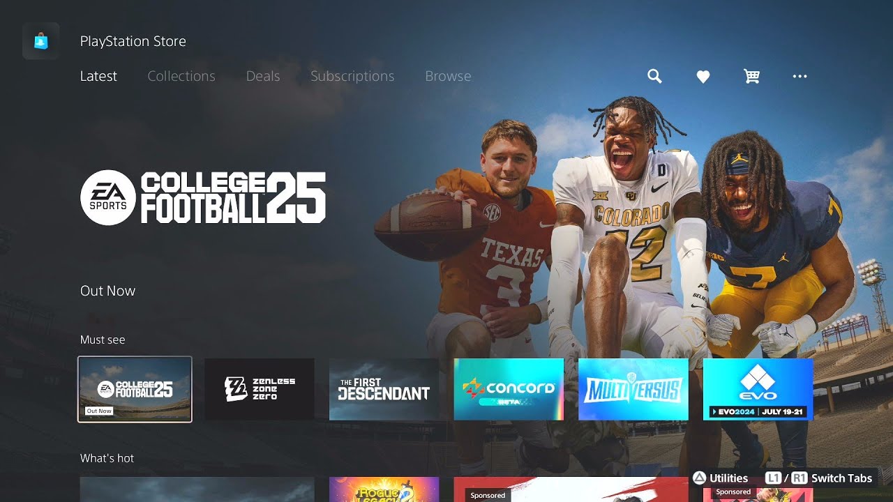 ASMR Gum Chewing Browsing the Playstation Store