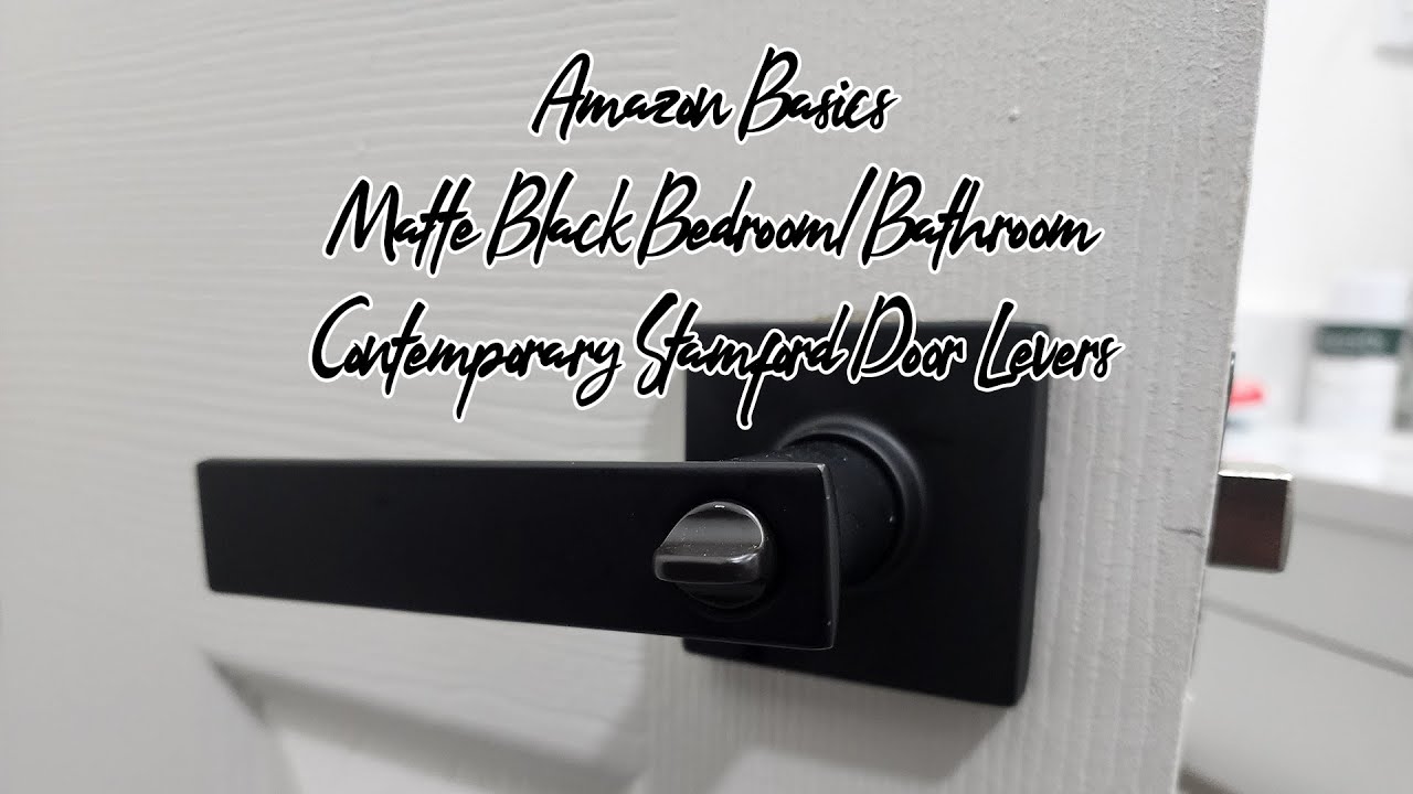 Amazon Basic Door Locks - installing them in my pad