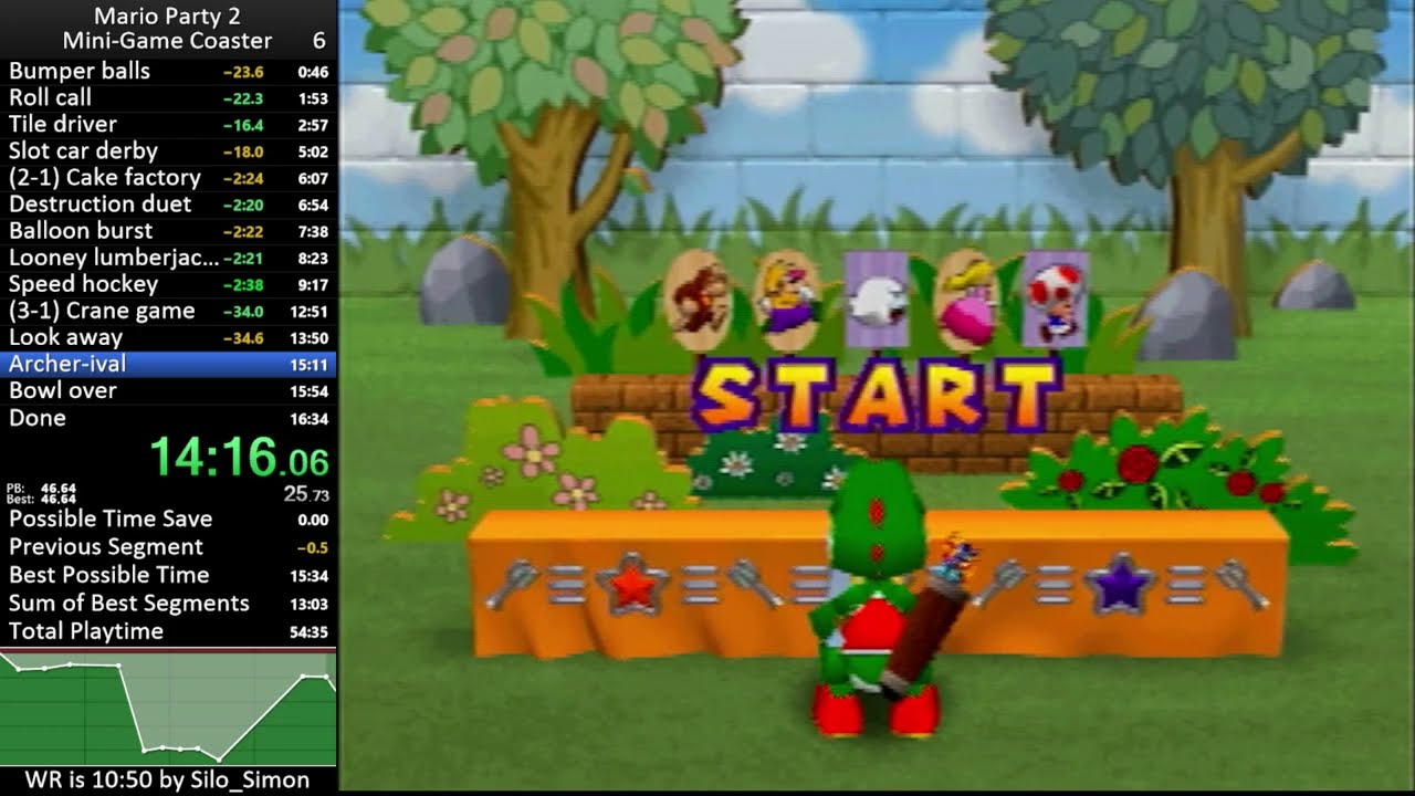 Mario Party 2 Mini-Game Coaster in 16:05