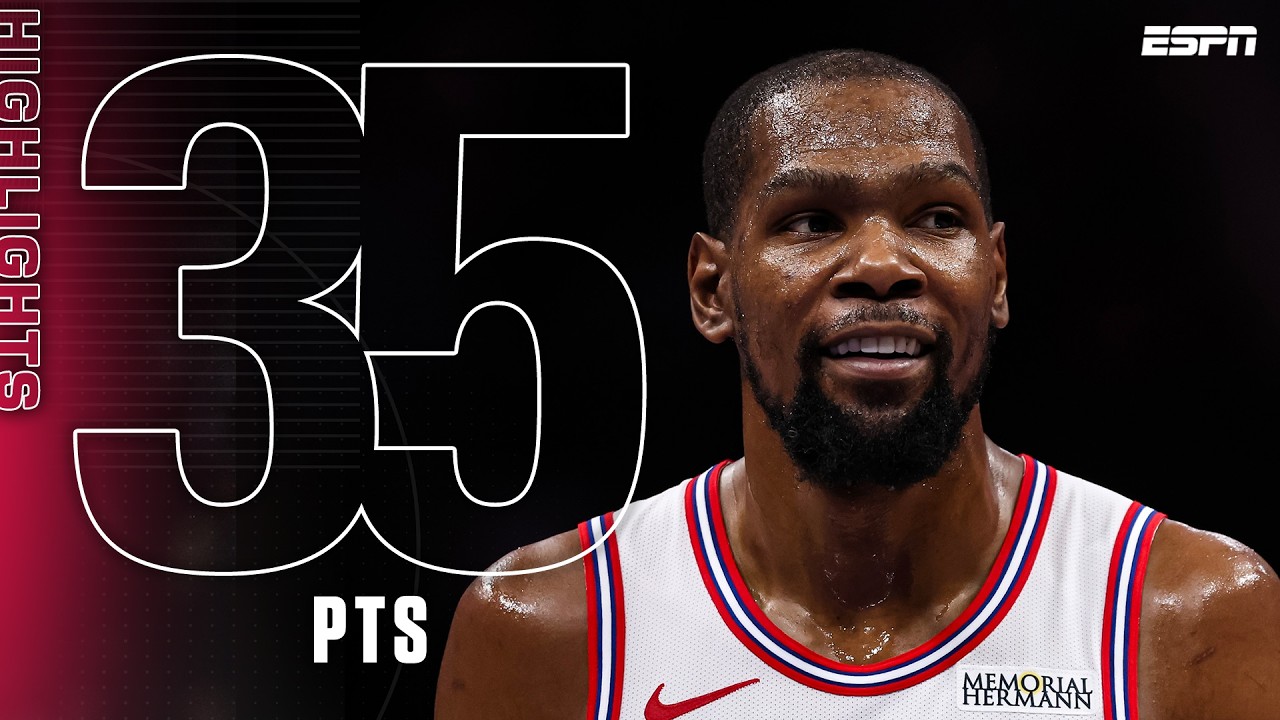 KD CAN'T BE STOPPED 🔥 Kevin Durant RISES UP to tie this Kareem Abdul-Jabbar record | NBA on ESPN
