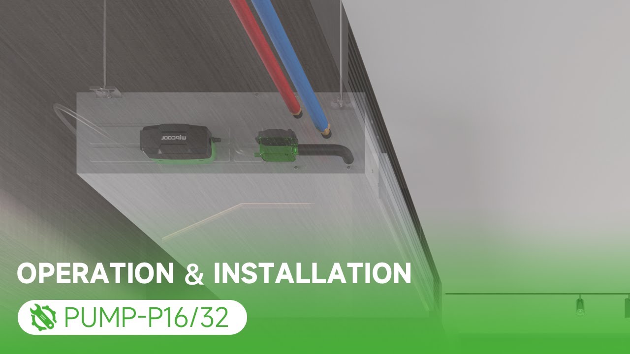 WIPCOOL CONDENSATE PUMP-P16/32#condensate #airconditioner #pump #installation #P18 #wipcool