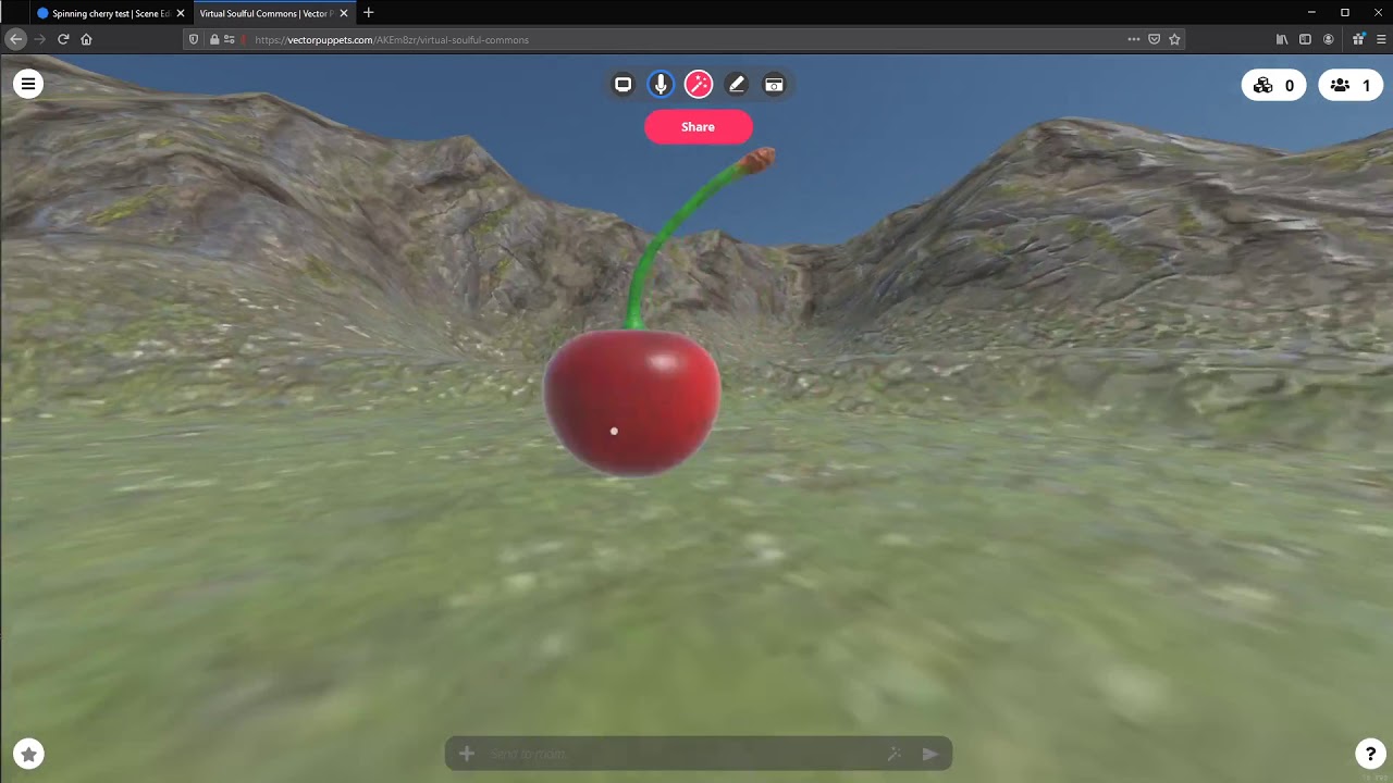 Hubs Spoke: importing .glb animation from Blender