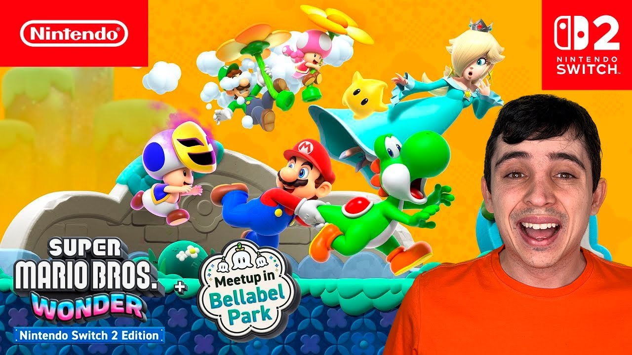 A ROSALINA CHEGOU! - NOVO TRAILER MARIO BROS WONDER DLC [SWITCH 2] -  PARQUE BELLABEL