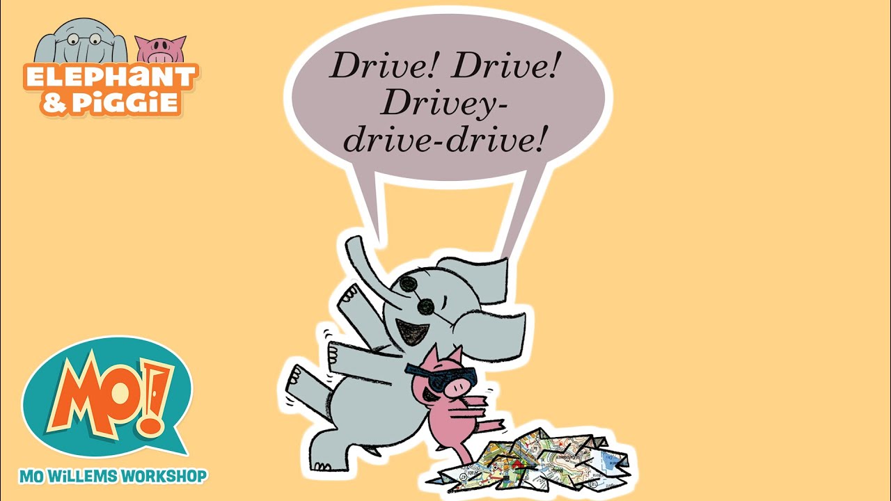 Let's Go for a Drive! | Elephant & Piggie Read Aloud | Mo Willems Workshop