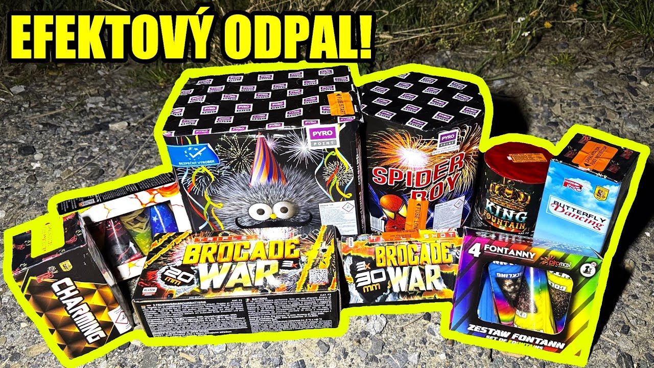 VELKÝ ODPAL EFEKTOVÉ PYROTECHNIKY!