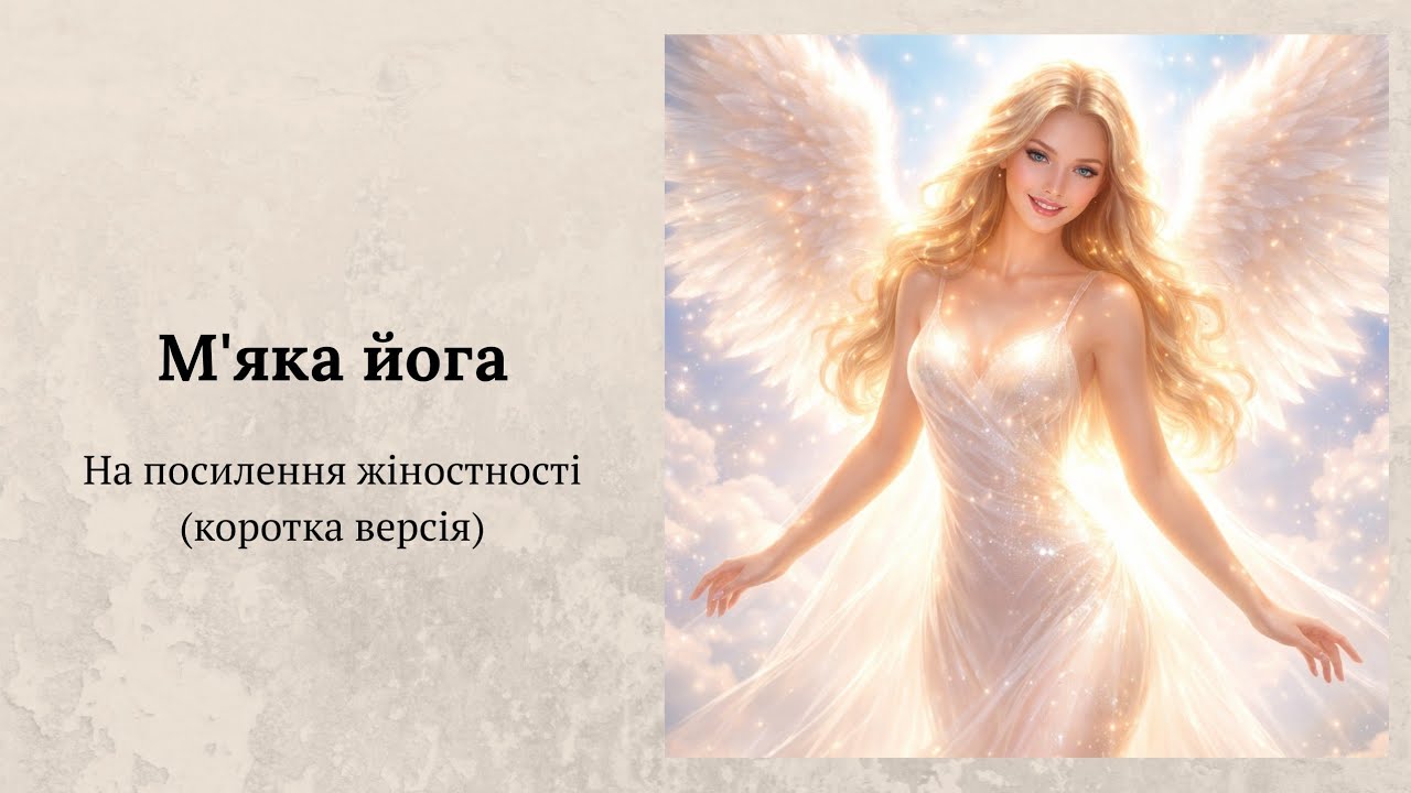 М'яка йога для посилення жіночності (коротка версія)