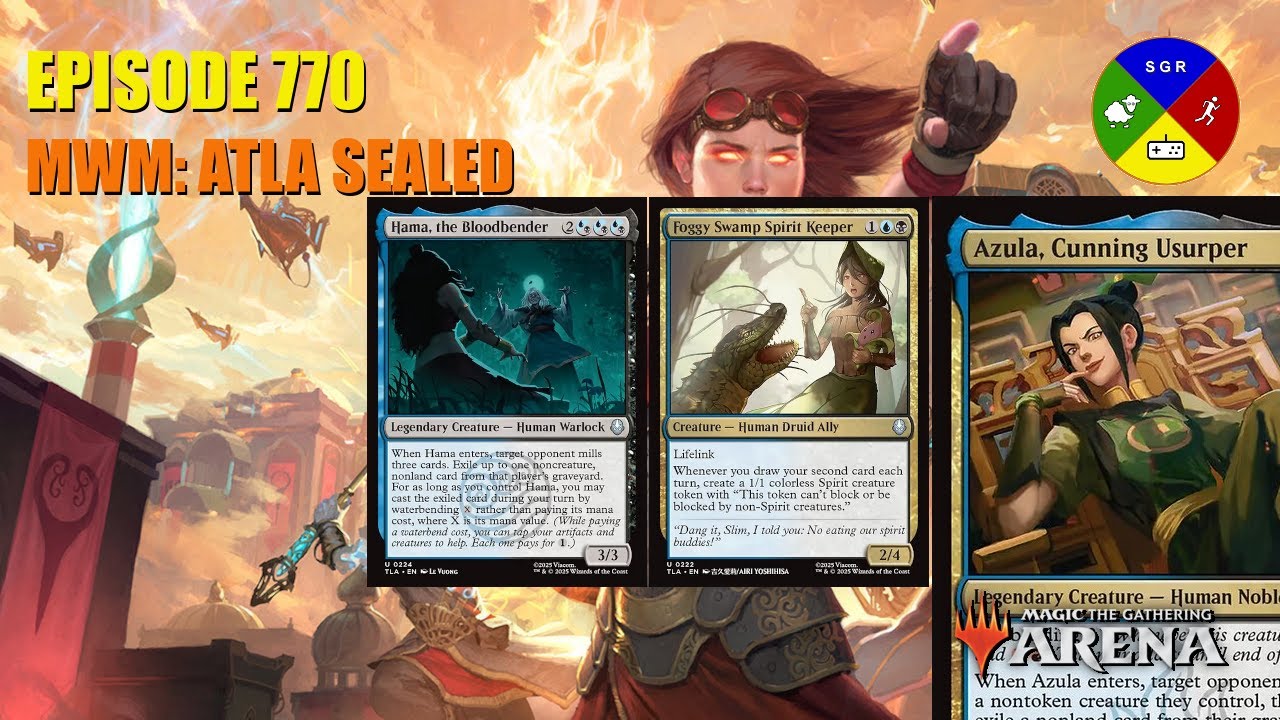 MTG Arena Run: MWM: Avatar the Last Airbender Sealed... so long, blue-black.