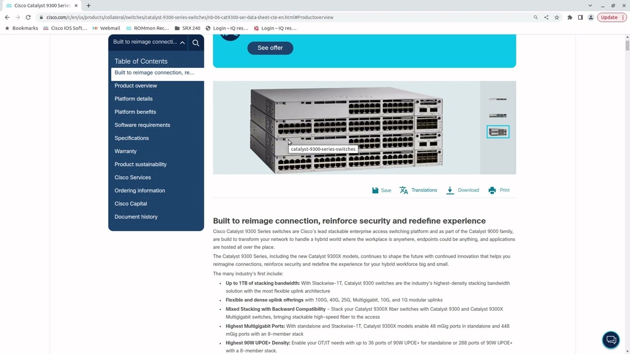 Cisco Switch  C9300-48P Procedimiento de password recovery