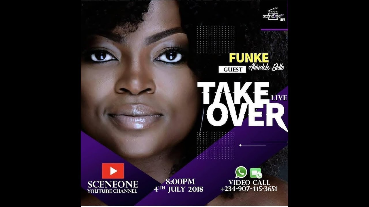SceneOneTV Live  Day 59 Studio Takeover with Funke Akindele Bello AKA Jenifas