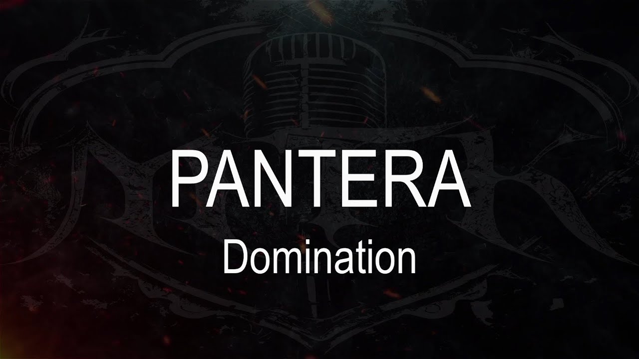 Pantera || Domination [ Karaoke + Instrumental ]