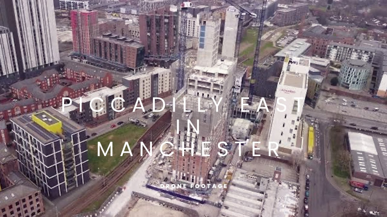 New buildings being built in East Piccadilly in Manchester