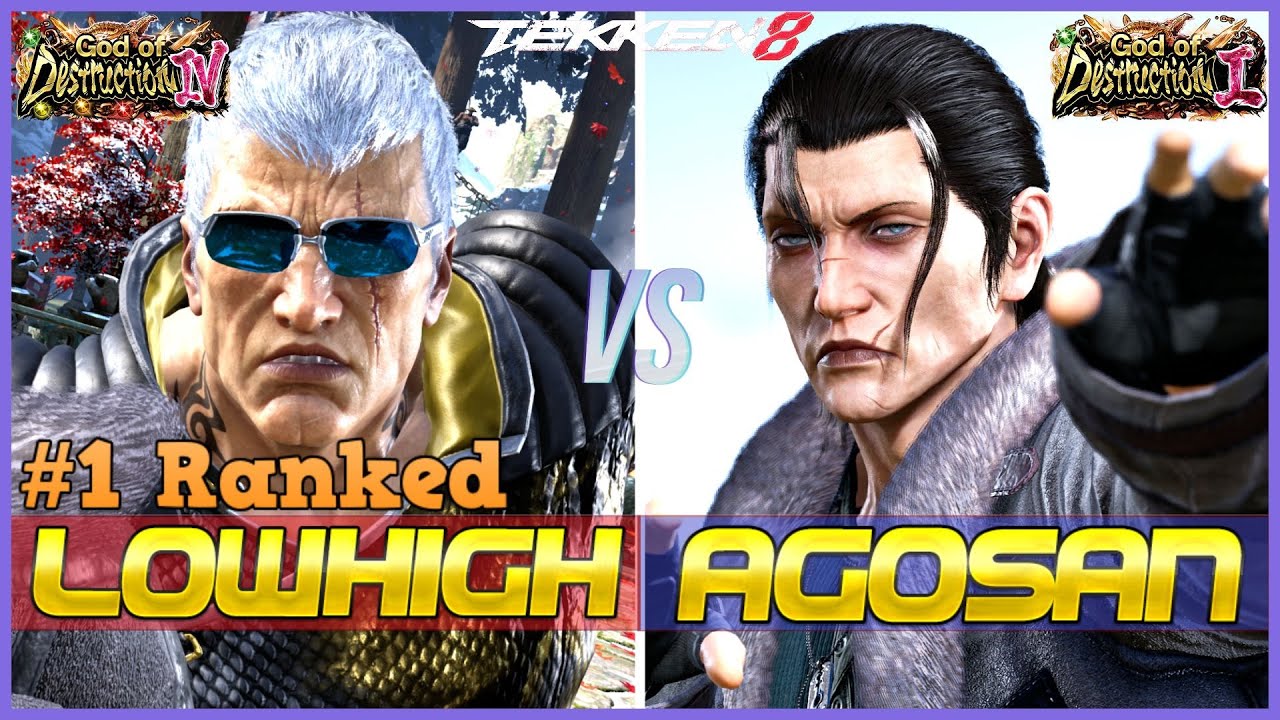 T8 ▰ LOWHIGH (#1 Ranked Bryan) Vs AGOSAN (Dragunov) ▰ Tekken 8 High Level Gameplay