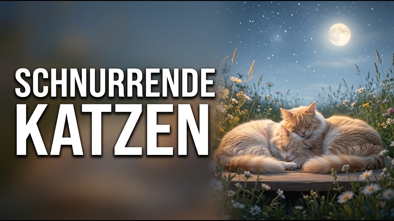 Traumreise mit schnurrenden Katzen | Sanfte Einschlafhilfe für Kinder und Erwachsene