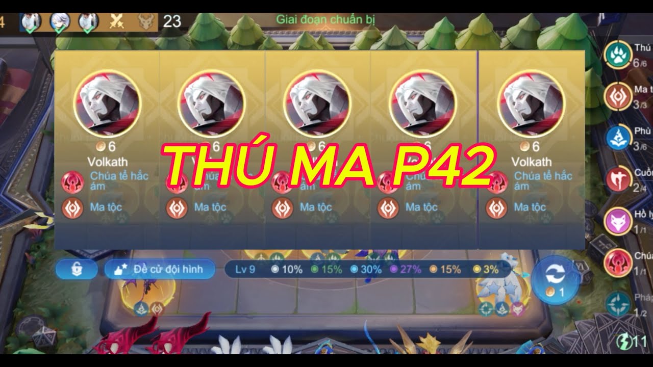 THÚ NHÂN MA TỘC P42 | ĐỘI HÌNH MẠNH NHẤT | CỜ LIÊN QUÂN