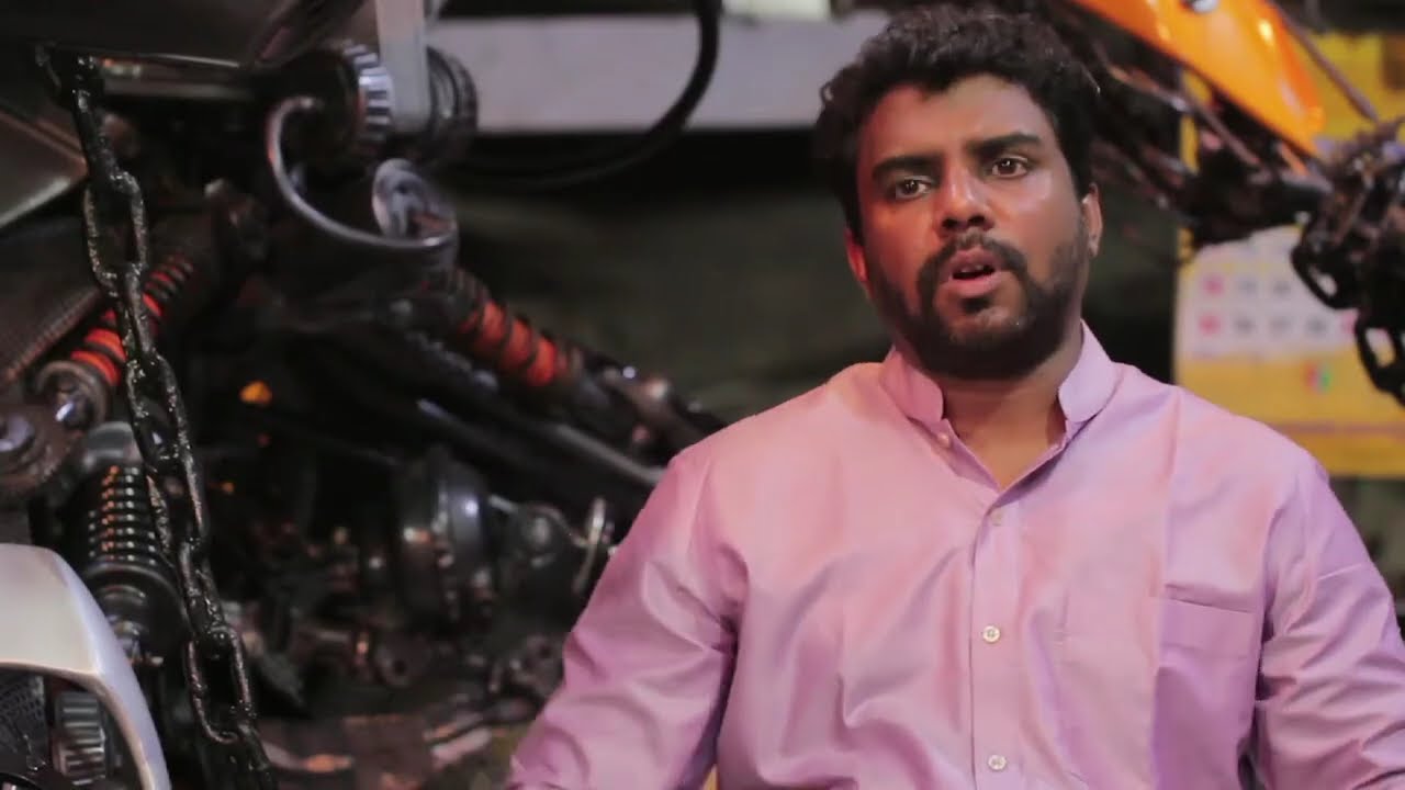 The Bumblebee Transformer Sculpture by Metal Artist  Nishant Sudhakaran