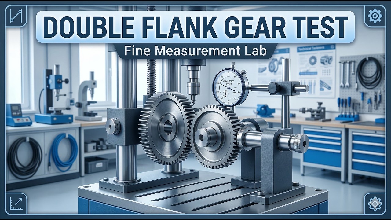 7- Double Flank Gear Roll Test | Gear Composite Error Measurement