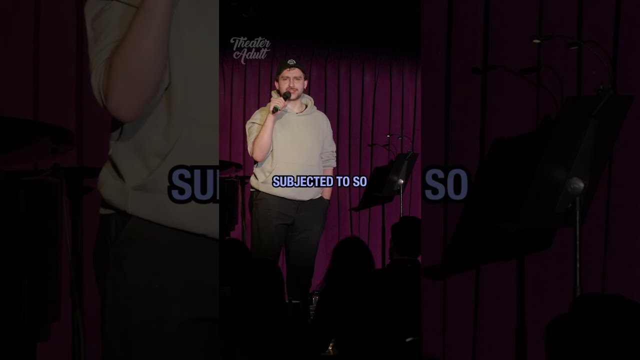 Theater adult from the crowd performs a monologue 🎭🎙️🤣 | Theater Adult with Gianmarco Soresi