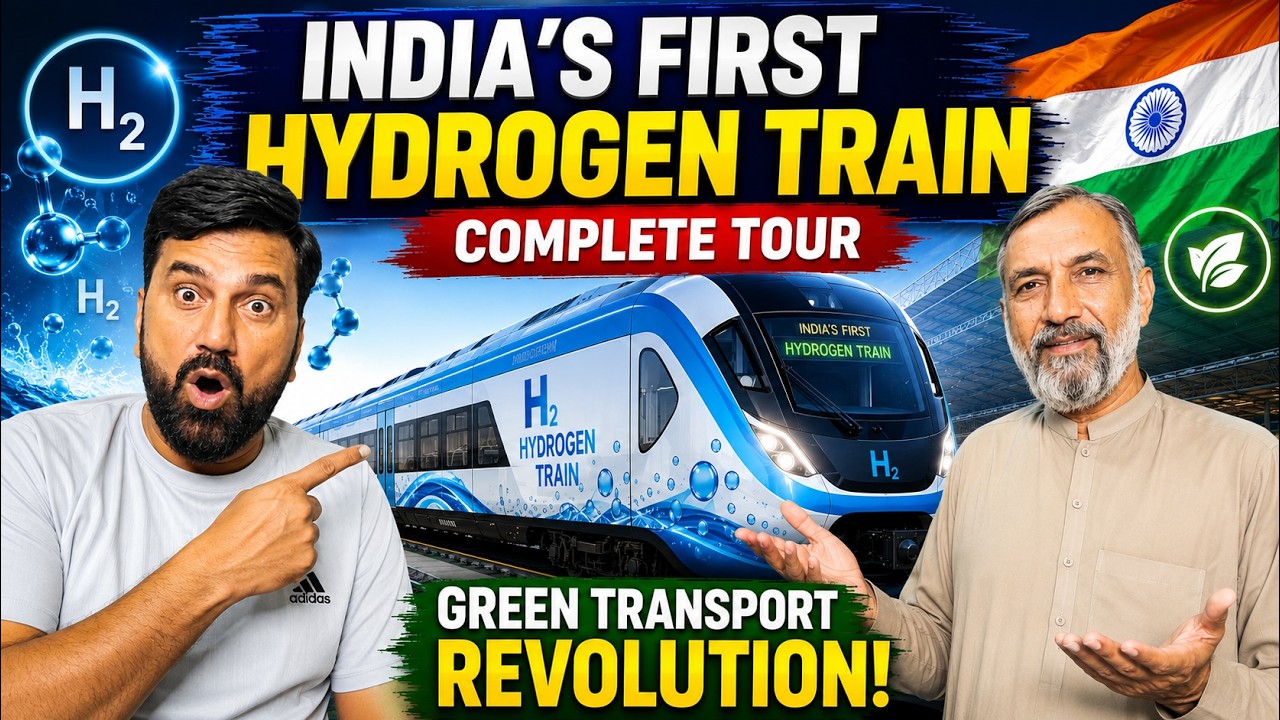 India's First Hydrogen Train Complete Tour | Future of Indian Railways | Green Transport Revolution