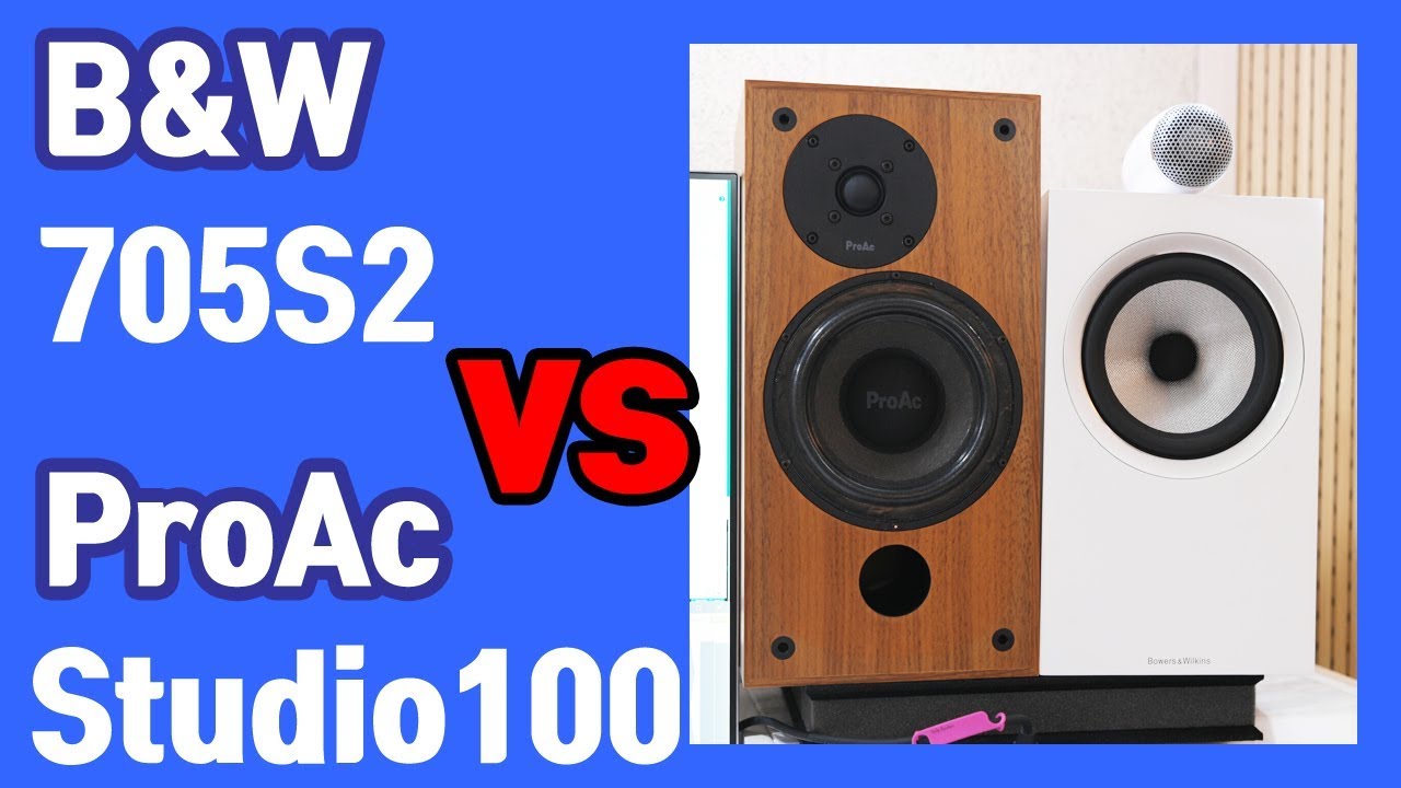B&W 705S2 vs ProAc Studio 100