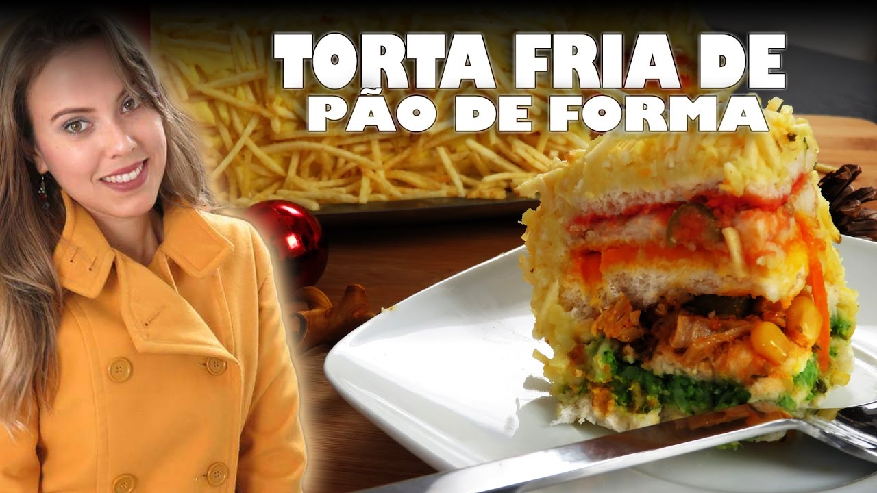 TORTA FRIA DE PÃO DE FORMA VEGANA