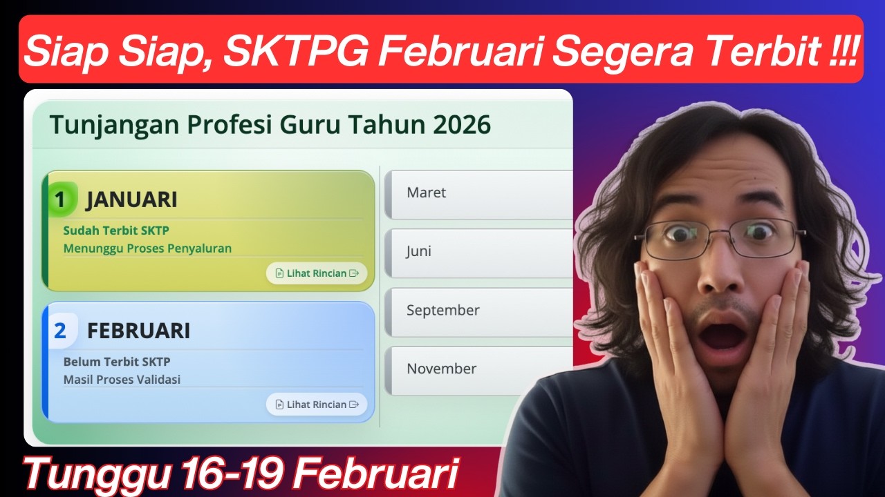 SIAP SIAP SKTP BULAN FEBRUARI SEGERA TERBIT