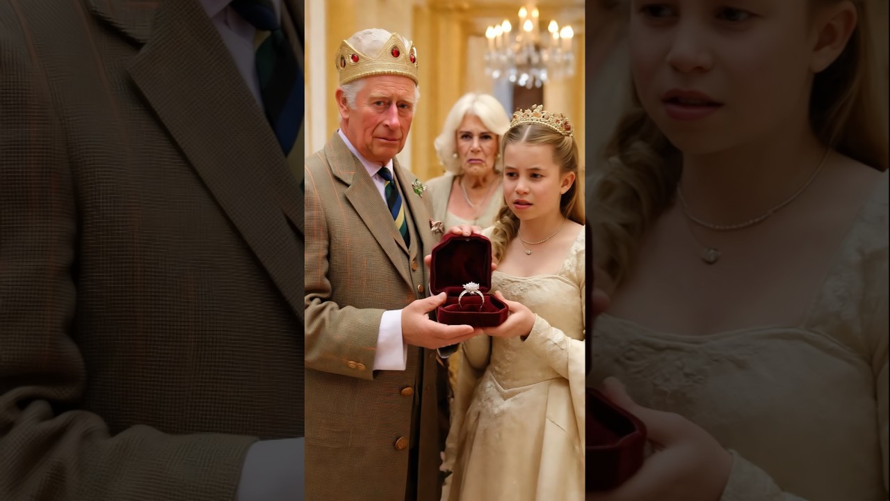 King Charles gift Diana ring to Charlotte but Shocked to see Camilla #kingcharles #camilla #royal