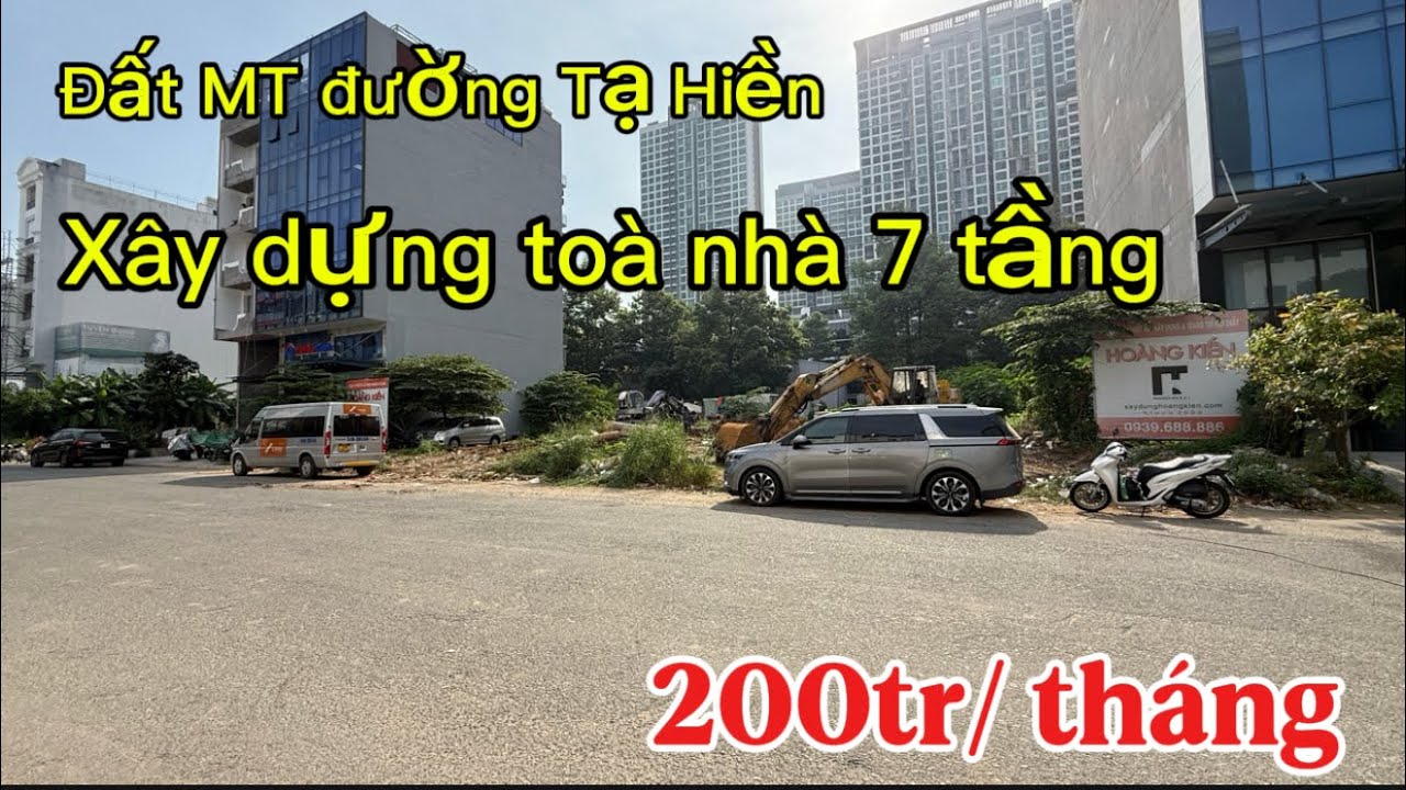 Đất xây dựng toà nhà Mt Đường Tạ Hiền, Thạnh Mỹ Lợi, Quận 2