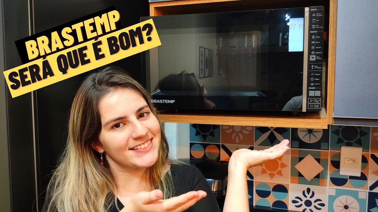 RESENHA COMPLETA MICROONDAS BRASTEMP COM GRILL 32 LITROS BMG45AE (BMG45AR, BMS45CR, BMS45CB)│ &Eacute; BOM?