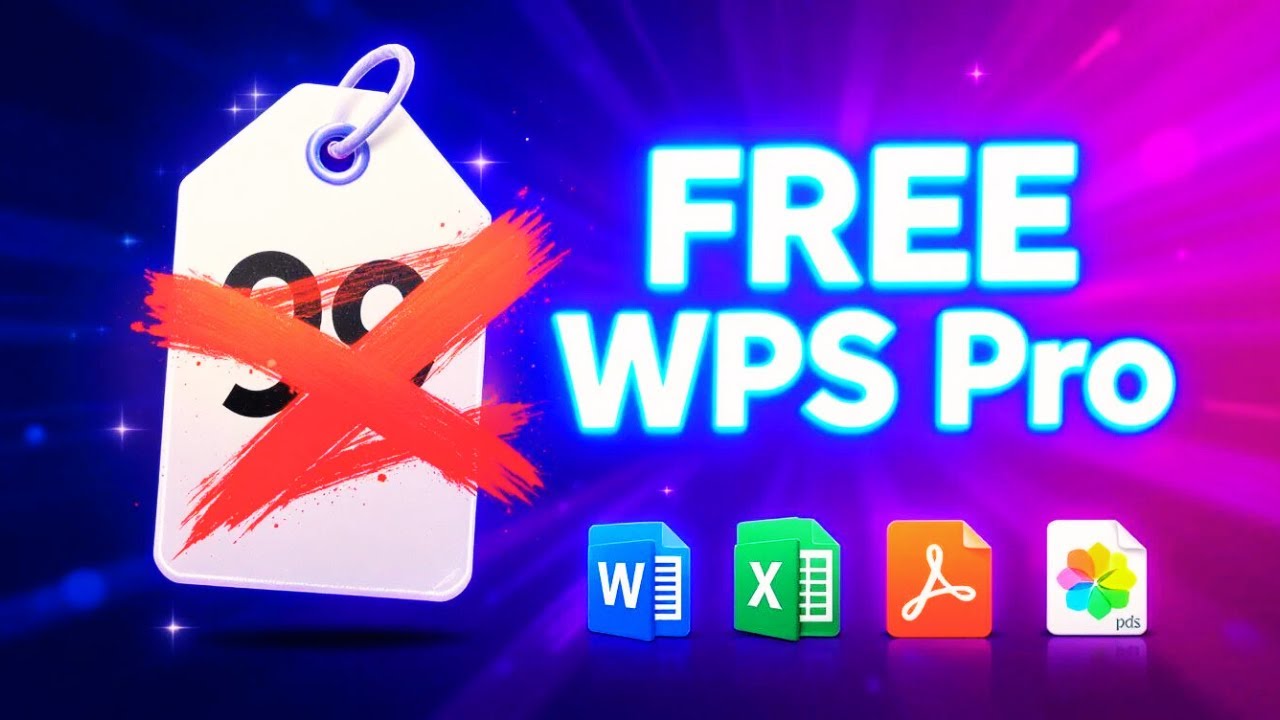 Как получить WPS Office Pro БЕСПЛАТНО: полный пакет Office и PDF Suite 2025