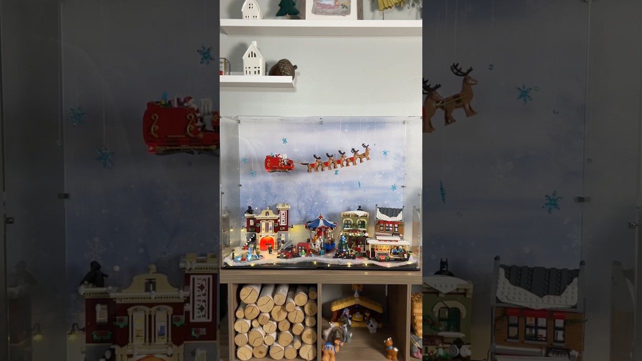 Building my dream LEGO winter village ❄️🏠
