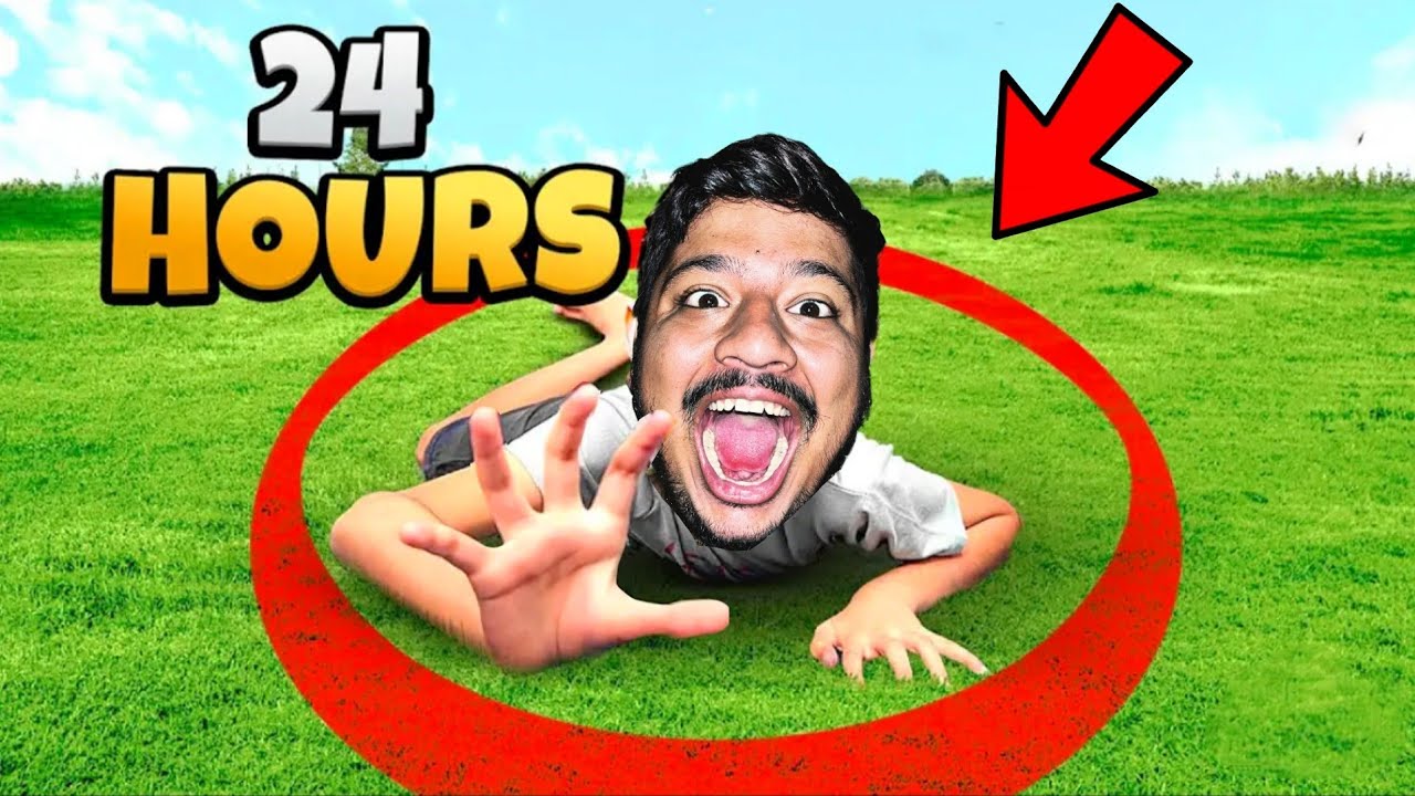 SURVIVING INSIDE A CIRCLE FOR 24 HOURS 