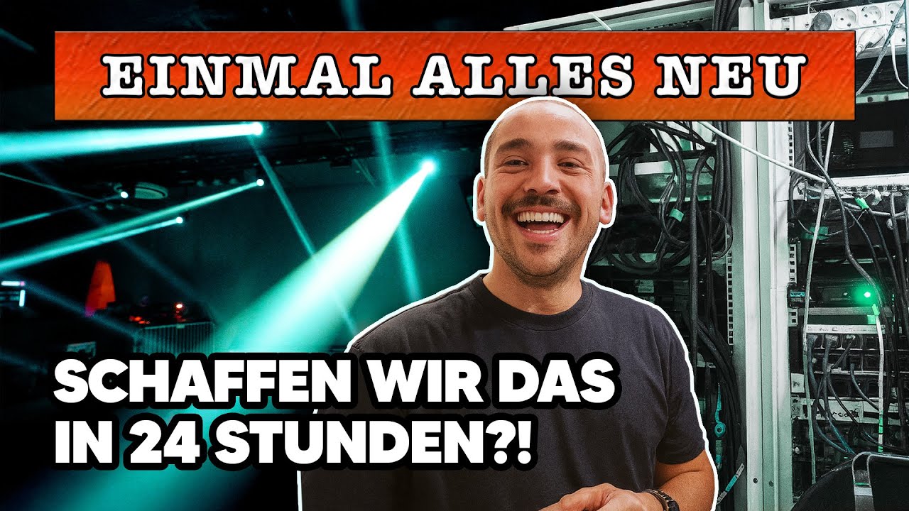 Club-Umbau in 24 STUNDEN - Geht das überhaupt?! │ MOON Veranstaltungstechnik