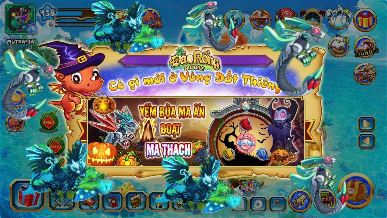 Sự kiện Đảo rồng Halloween, Ra mắt Hắc Long, Rồng Ma Thạch cực bá