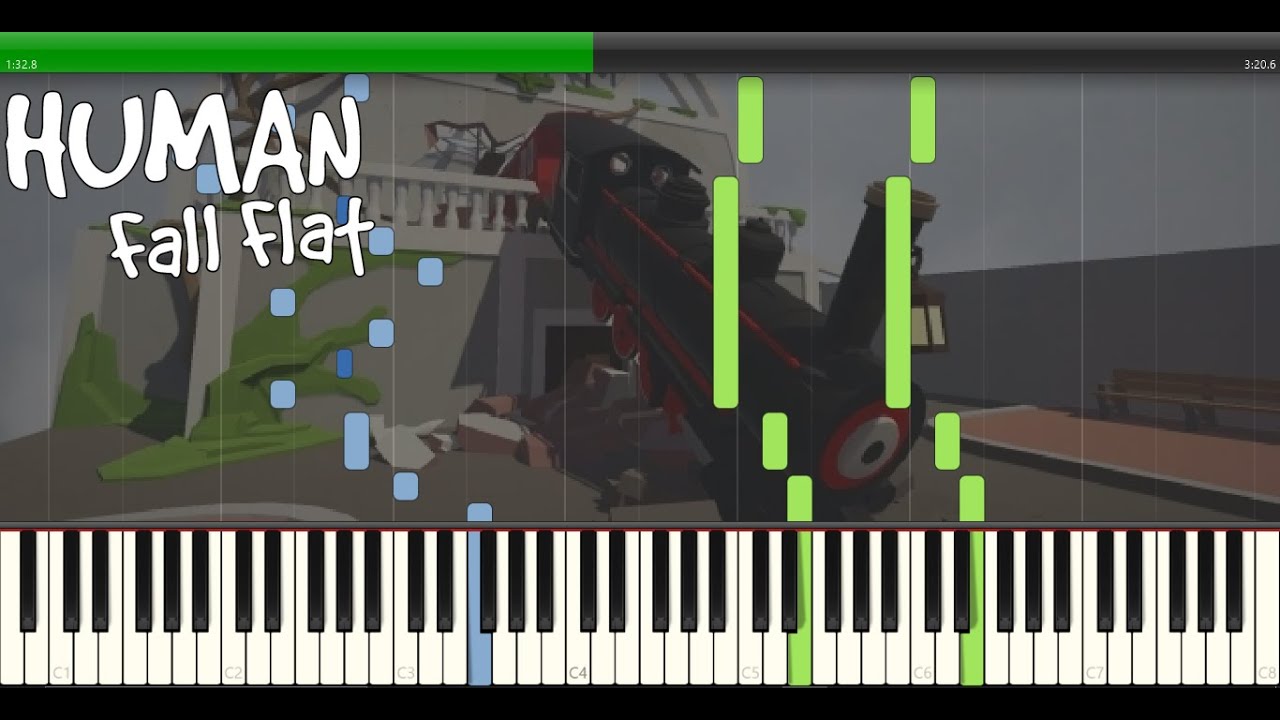Tomorrow - Human Fall Flat Piano Tutorial (Medium)