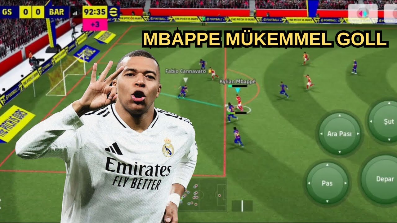 MBAPPE MUAZZAM ÇALIM VE GOLL EFOOTBALL 26 KLASMAN MAÇLAR