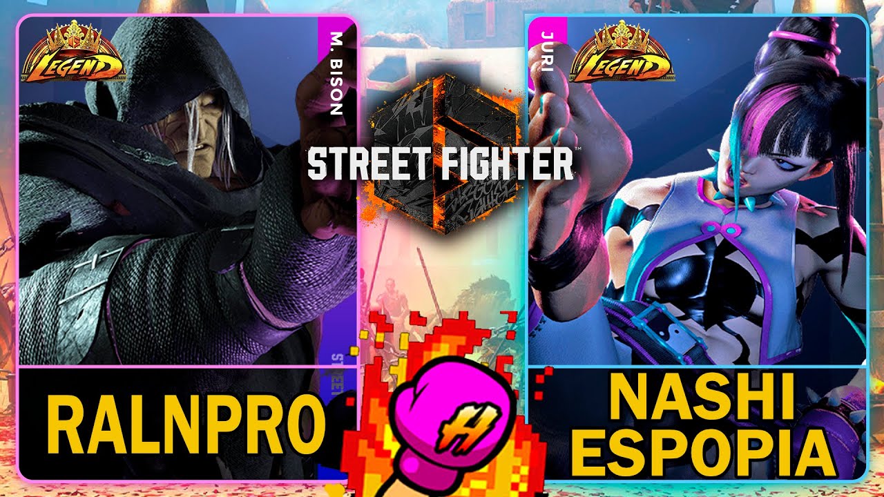 SF6 RalnPrO (M.BISON) VS Nashi Espopia (JURI)🥊Street Fighter 6🥊スト6🥊4K 60ᶠᵖˢ