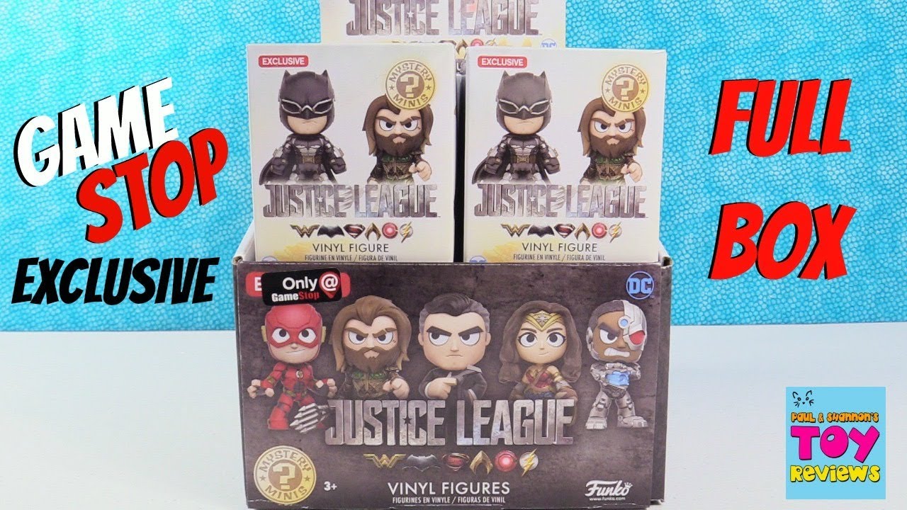Justice League GameStop Exclusive Funko Mystery Minis Box Opening | PSToyReviews