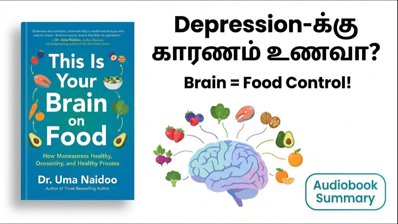 உன் உணவே உன் மூளை கட்டுப்படுத்துதா? | Brain = Food Control! (Audiobook & Insight )