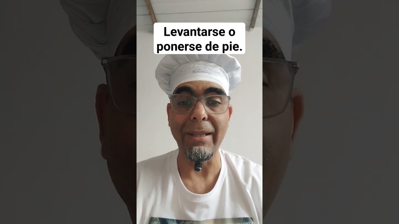 Levantarse o ponerse de pie