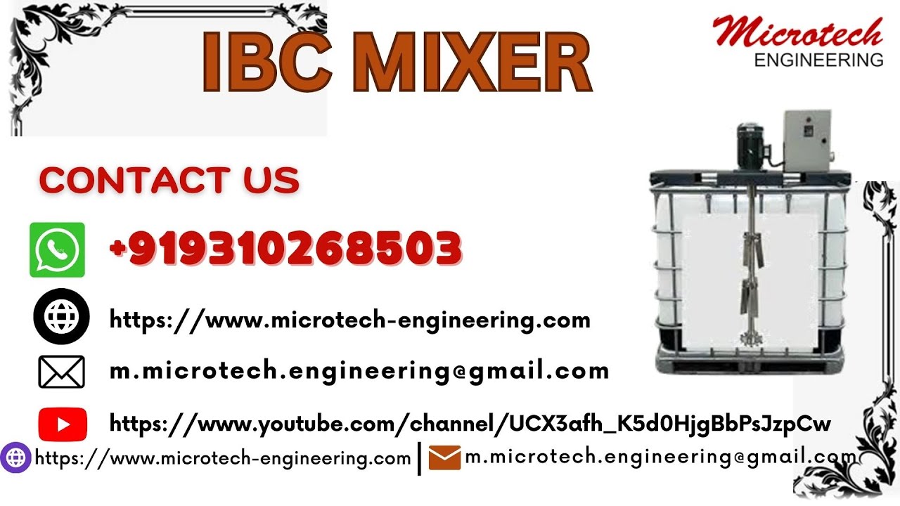 ibc mixer, drum mixer, barrel mixer, solvent mixer, tank mixer, turbine mixer, agitator mixer