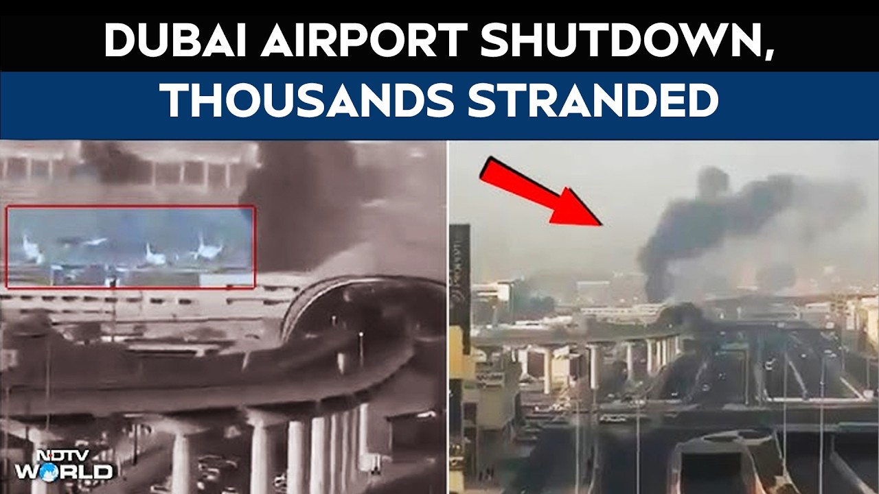 Iran Attacks Dubai | Dubai Airport Shutdown Strands Thousands As Drone Strikes Hit Iconic Landmarks
