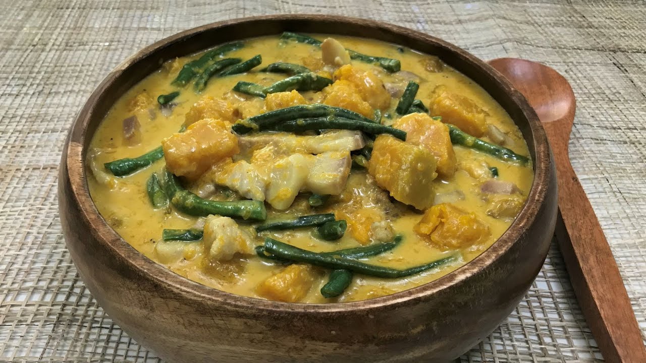 Ginataang Kalabasa with Pork and Sitaw