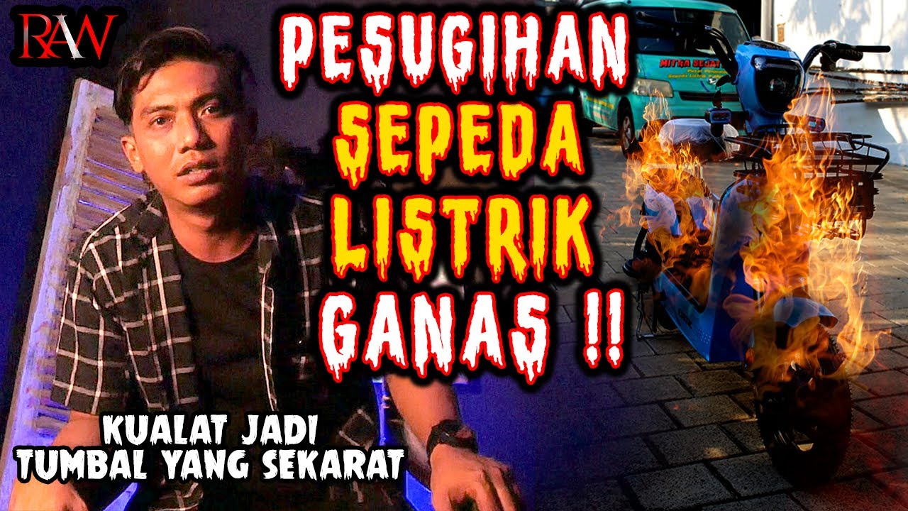 PESUGlHAN SEPEDA LISTRIK GANAS ! KUAL4T JADI TUMB4L YANG S3KARAT
