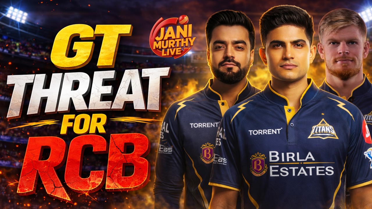 Gujarat Titans Threat for RCB | TATA IPL 2026 | Live with Jani🔴