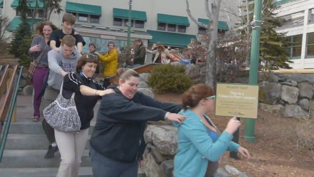 Southern Maine Flash Mob comes to LL Bean in Freeport Maine