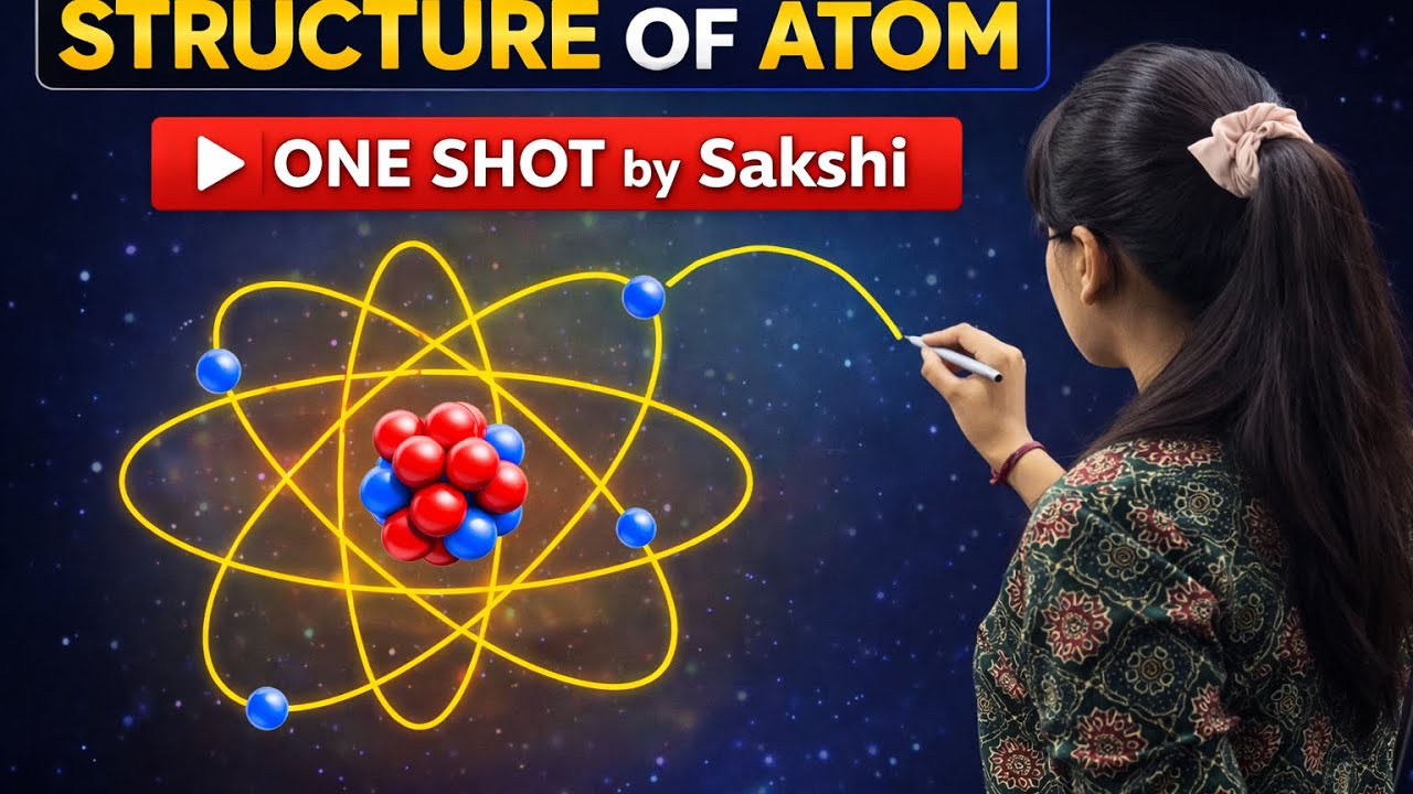 Structure of atom 🔥 one shot