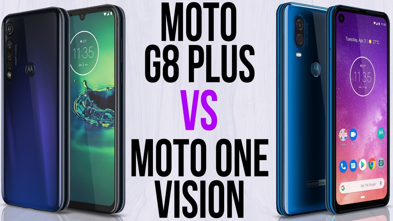 Moto G8 Plus vs Moto One Vision (Comparativo)